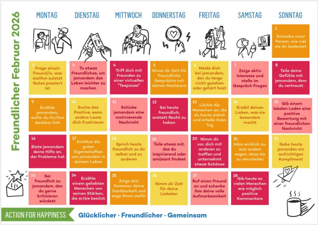 Monatskalender Februar